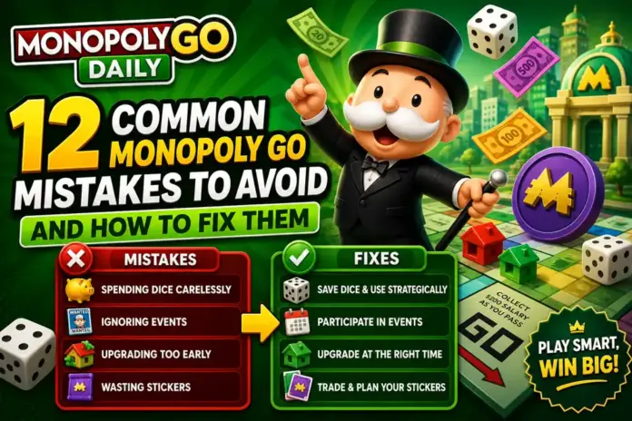 12 Common Monopoly GO Mistakes to Avoid Featured Image 12 Common Monopoly GO Mistakes to Avoid